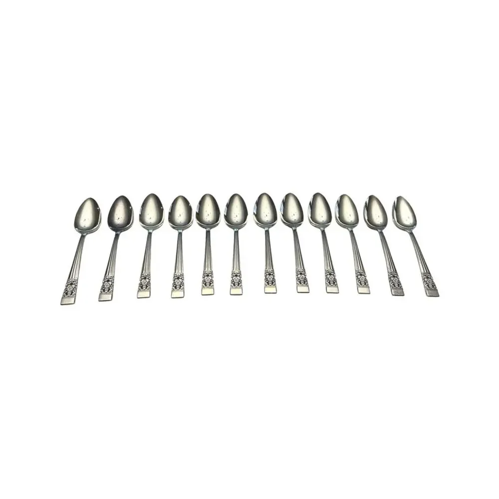 Vintage COMMUNITY Set Of 12 SILVER-PLATED Spoon Set